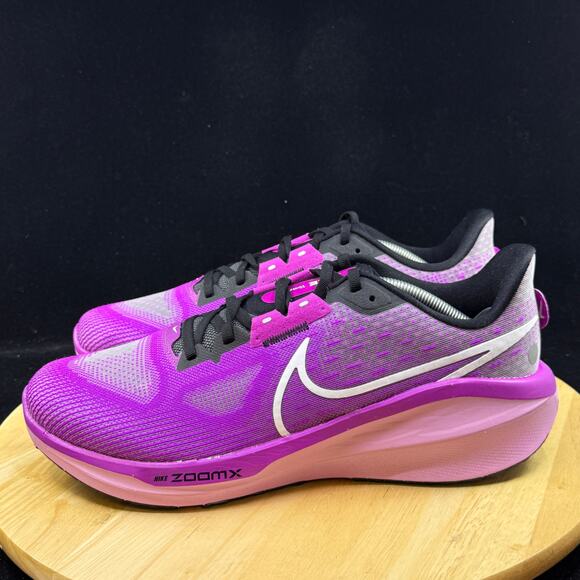 Nike Air Zoom Vomero 17 Running Shoes Men Sx 9.5 Purple Violet Black FB1309-500 - Picture 9 of 9